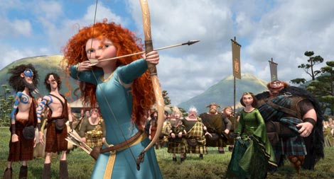 Merida Hrabra (Brave), red. Mark Andrews, Brenda Chapman, Steve Purcell