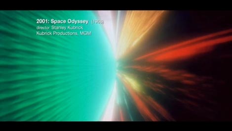 Kadar iz filma 2001.: Odiseja u svemiru Stanleya Kubricka u filmu Priča o filmu (The Story of Film: An Odyssey), red. Mark Cousins